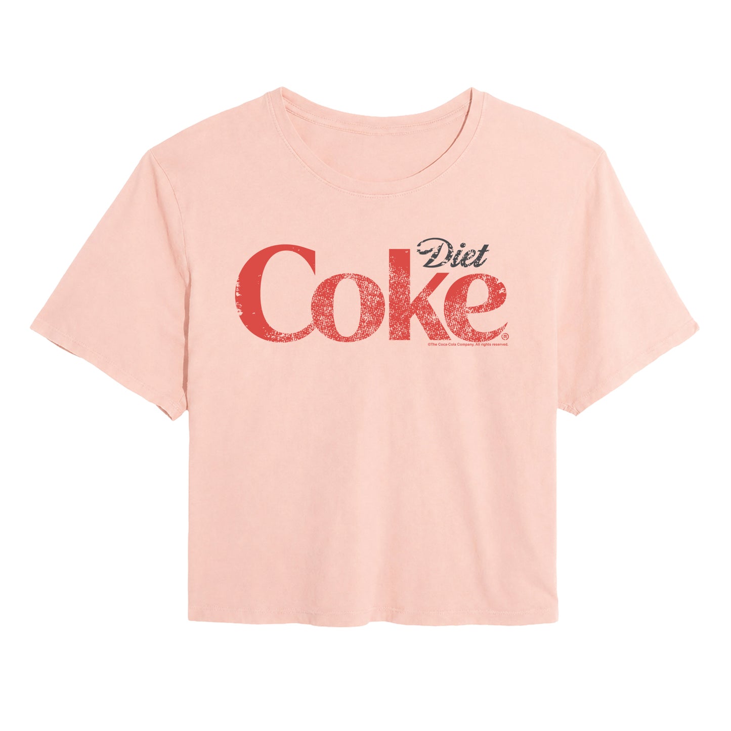 Coca-Cola - Diet Logo - Juniors Cropped Graphic T-Shirt
