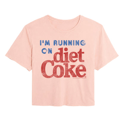 Coca-Cola - Diet And Shampoo - Juniors Cropped Graphic T-Shirt