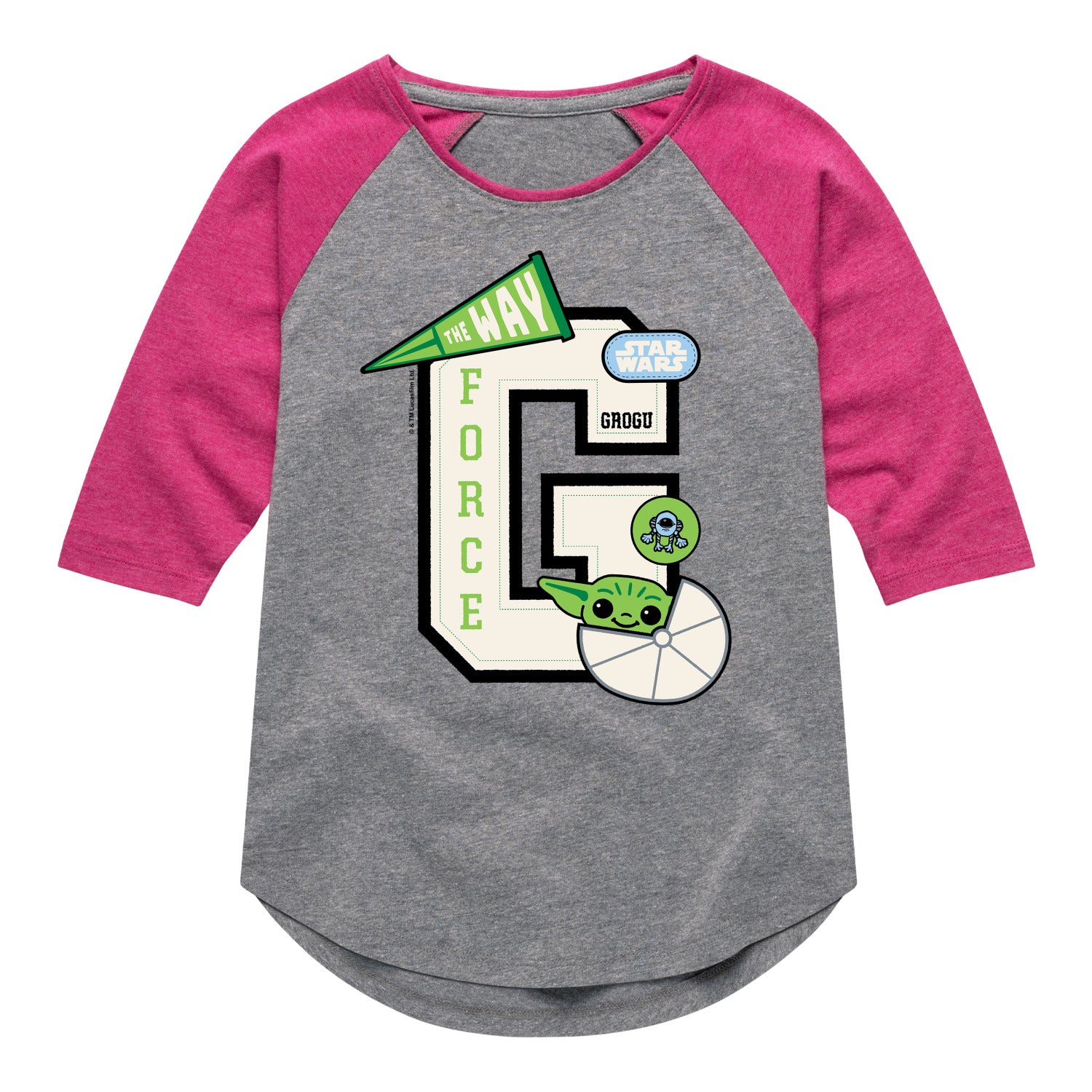 ATHLETIC HEATHER/FUCHSIA-