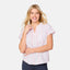 Cameo Pink Textured Stripe