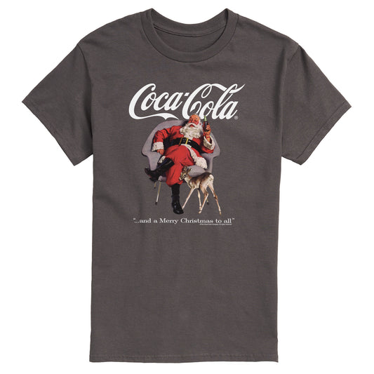 Coca-Cola - Sitting Santa - Men's Short Sleeve Graphic T-shirt