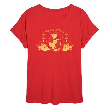 My Little Pony - Lunar New Year - Juniors Oversized Graphic T-Shirt