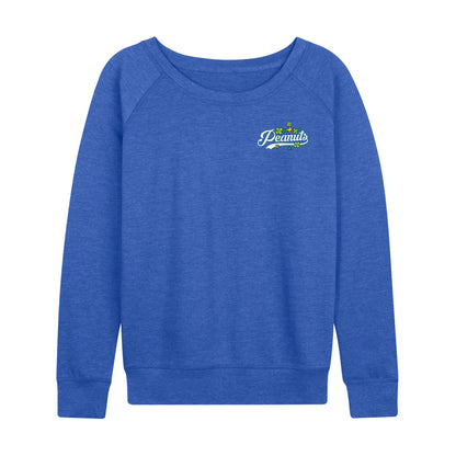 Peanuts - Lucky Jersey - Women's French Terry Long Sleeve Pullover