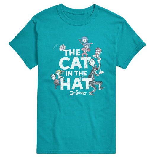 Dr. Seuss - Cat In Hat Tonal - Men's Short Sleeve Graphic T-Shirt