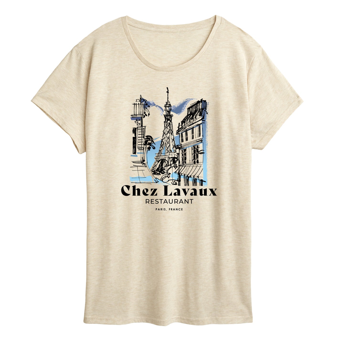 Emily in Paris - Chez Lavaux - Women's Short Sleeve Graphic T-Shirt