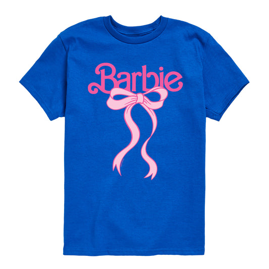 Barbie - Barbie Logo Bow - Youth Short Sleeve Graphic T-Shirt