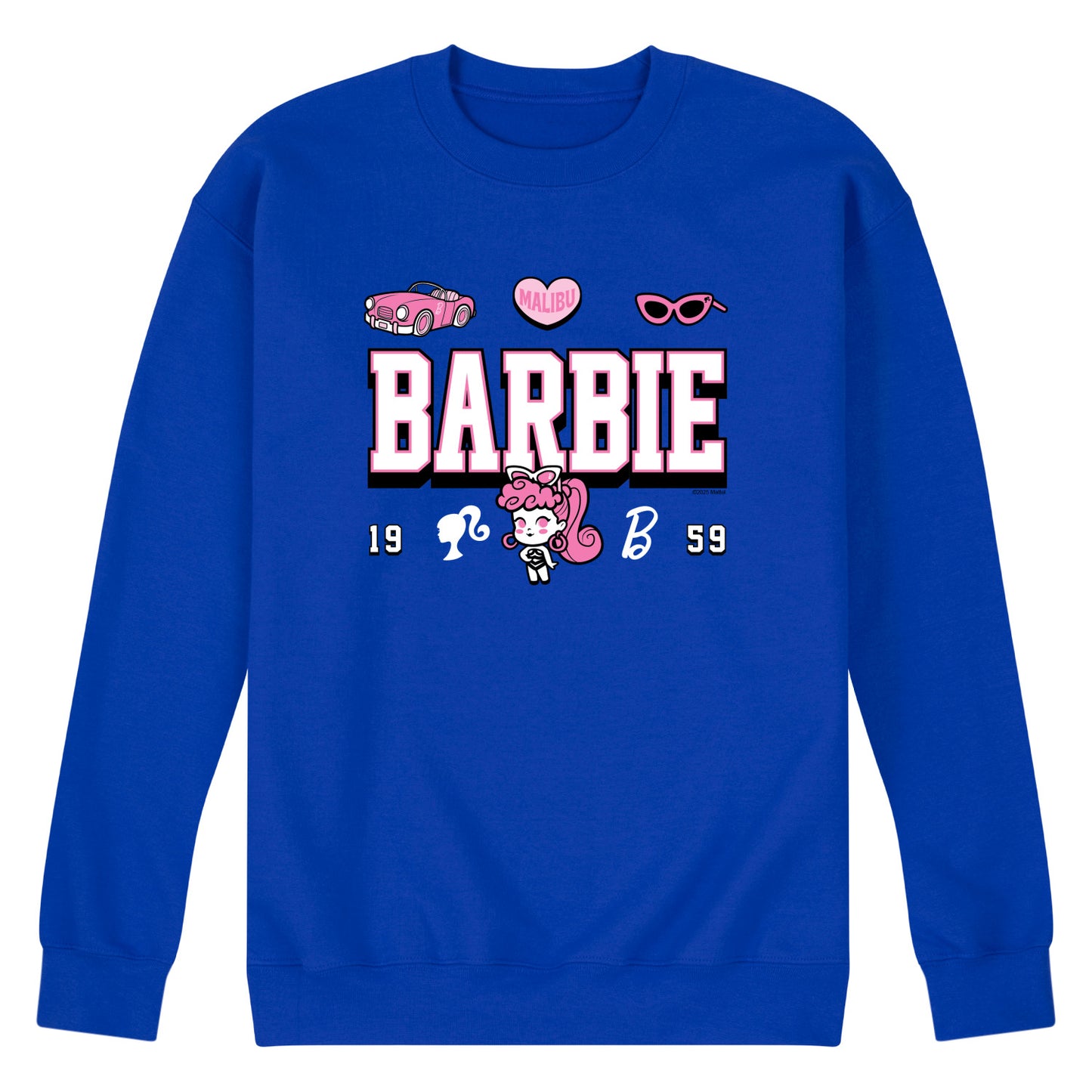 Barbie - Barbie Jersey - Men's Long Sleeve Crew Fleece Sweatshirt