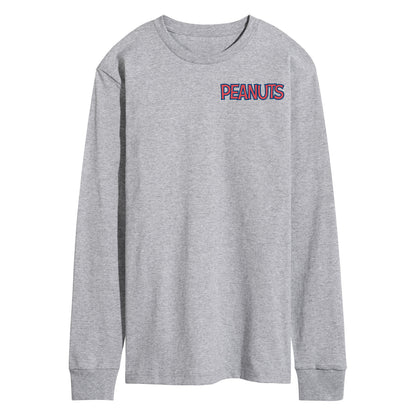 Peanuts - American Outlaw Spike - Men's Long Sleeve Graphic T-Shirt