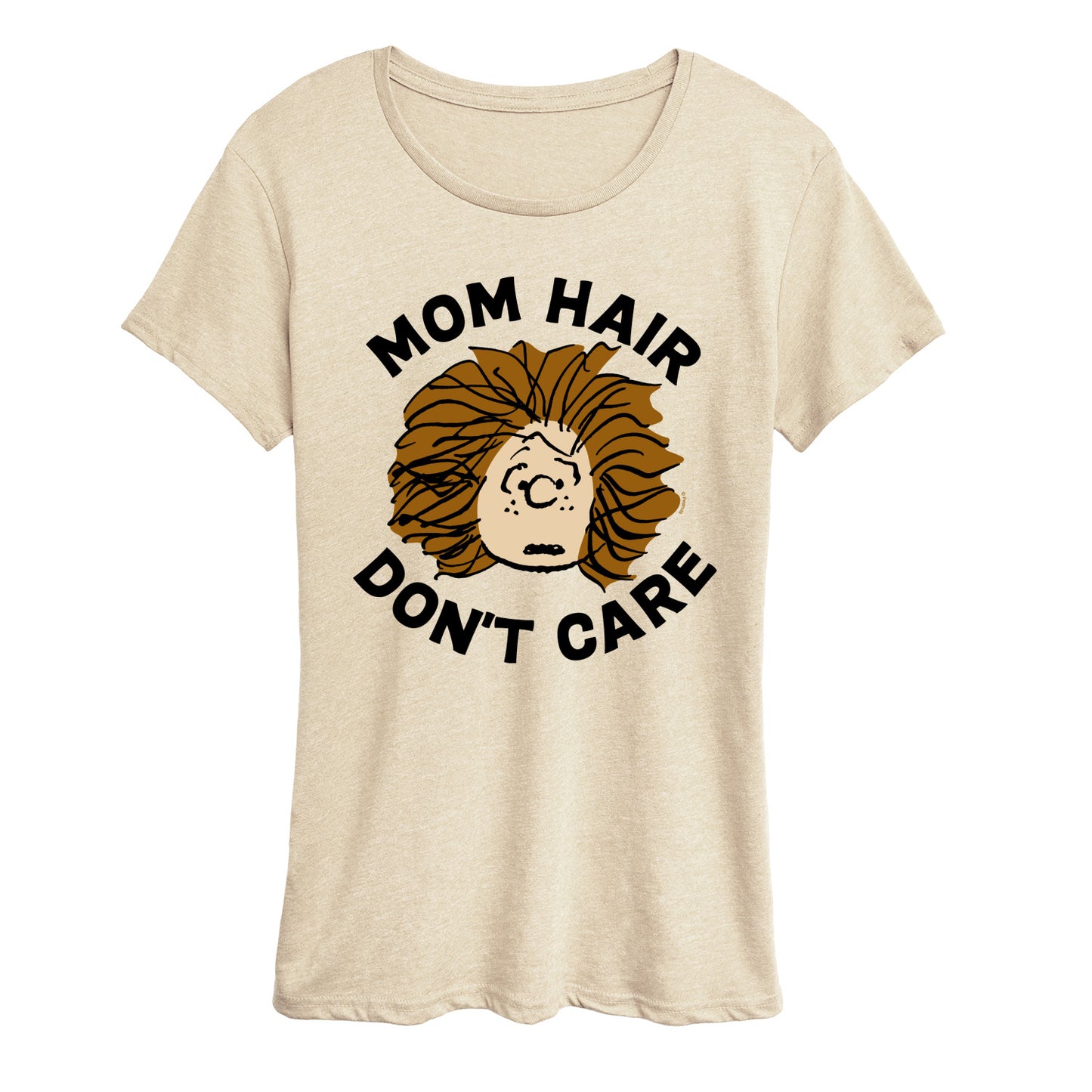 Peanuts - Mom Hair Dont Care - Women's Short Sleeve Graphic T-Shirt