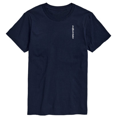 William Shakespeare’s Romeo + Juliet - Juliet Crest - Men's Short Sleeve Graphic T-Shirt