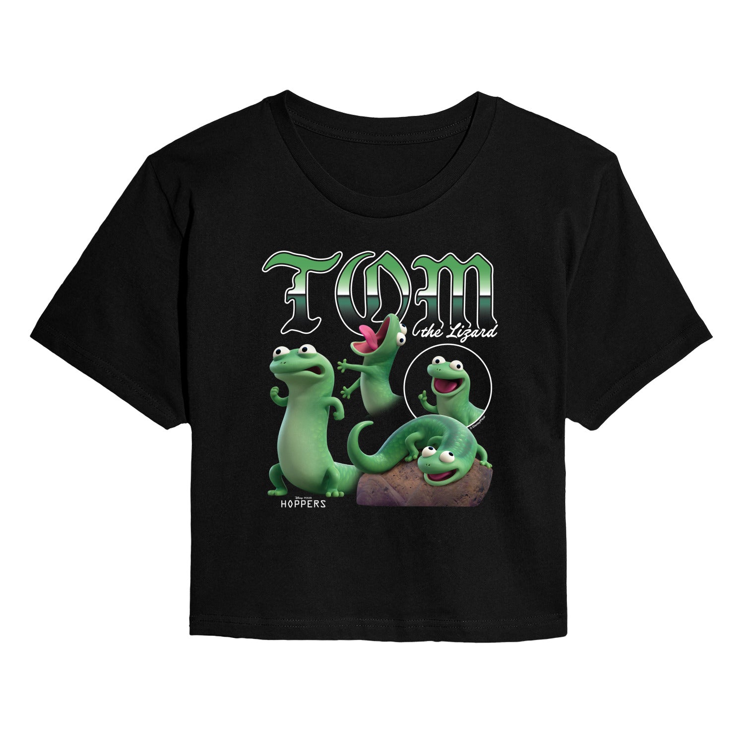 Women's - Hoppers - Tom Lizard Bootleg Cropped Graphic T-Shirt