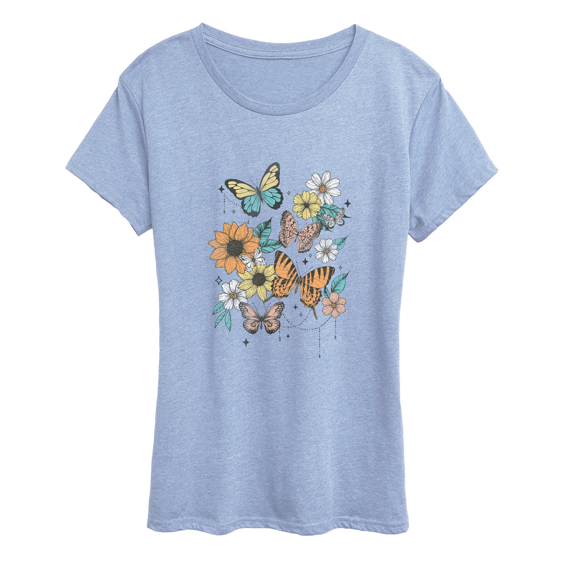 HEATHER CHAMBRAY BLUE-