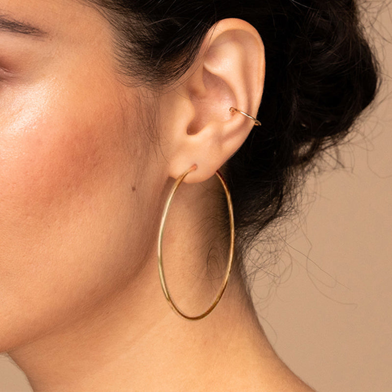 Mint & Lily Endless Hoop Earrings