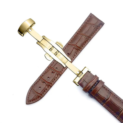 Samsung Galaxy Watch Leather Strap - Premium Classic Design