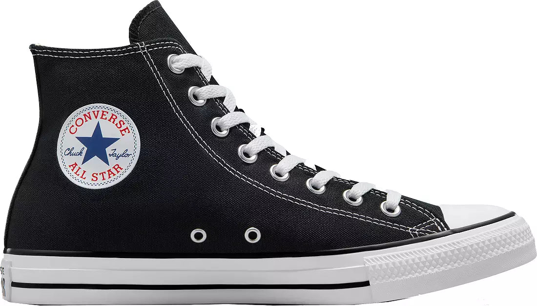Converse Chuck Taylor All Star Men's Sneakers — Black Canvas High-Top