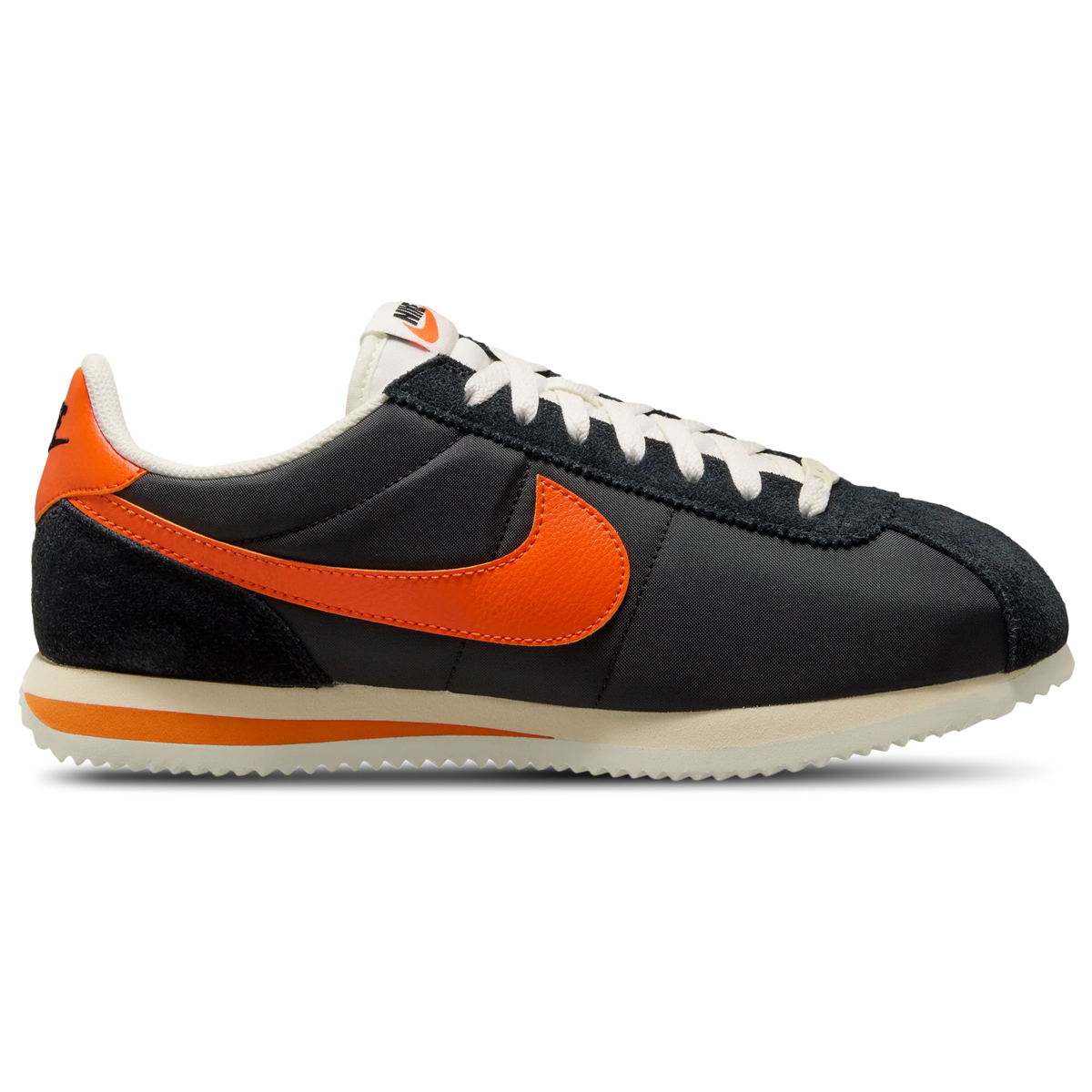 Nike Men's Cortez TXT - Black/Sail/Safety Orange
