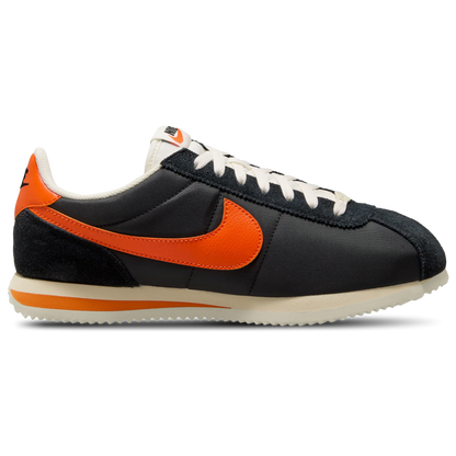 Nike Men's Cortez TXT - Black/Sail/Safety Orange