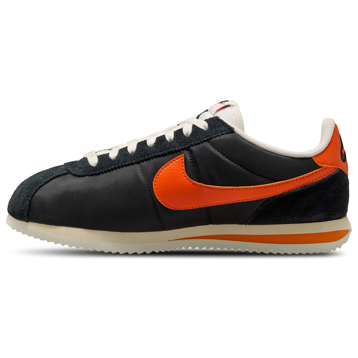 Nike Men's Cortez TXT - Black/Sail/Safety Orange