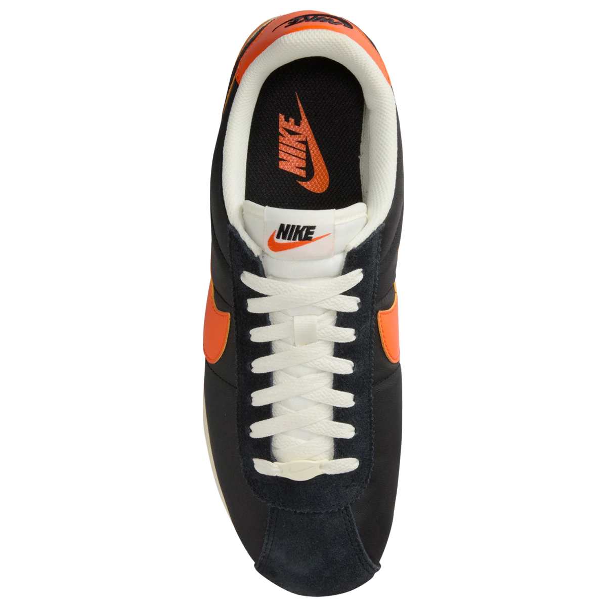 Nike Men's Cortez TXT - Black/Sail/Safety Orange