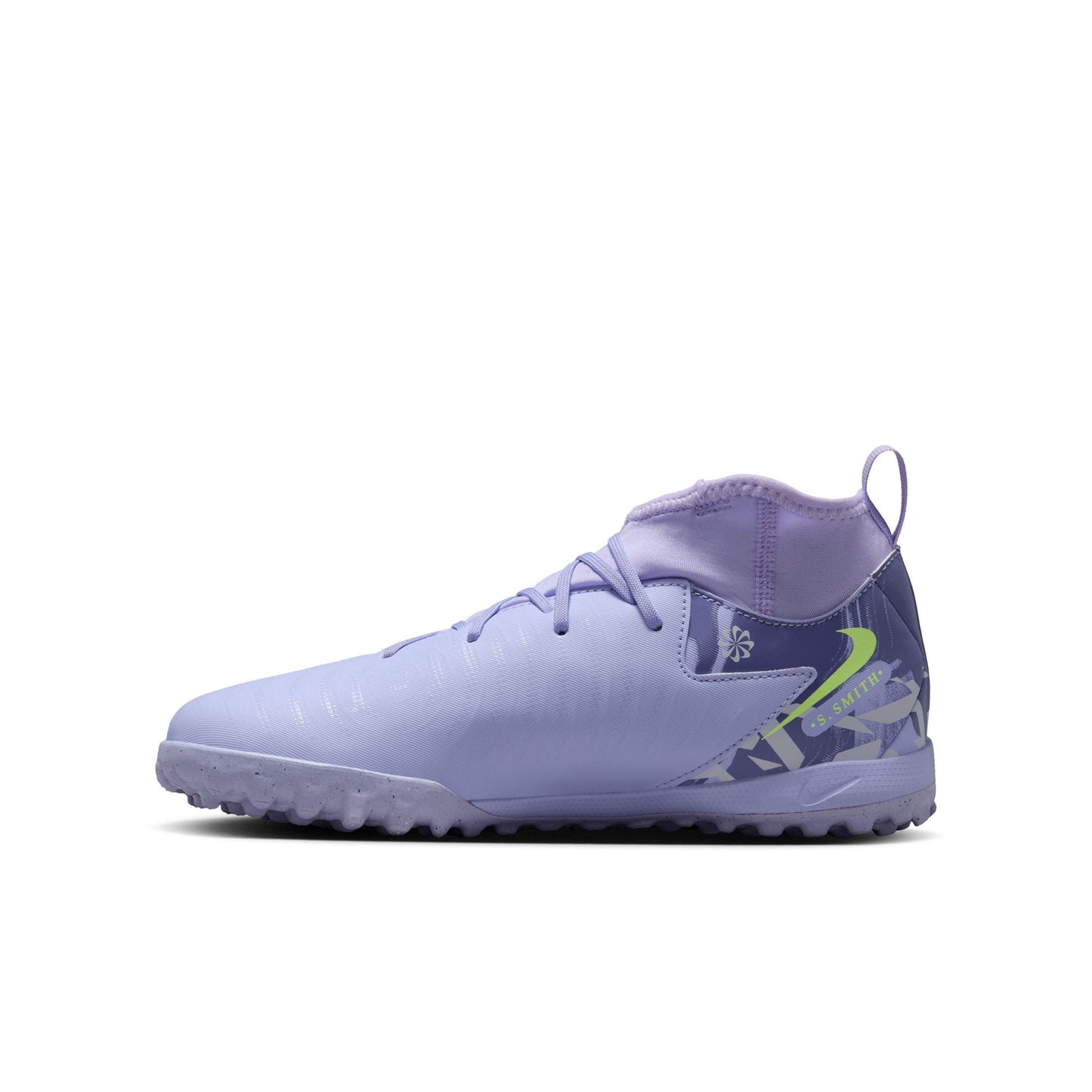 [hf1581-500] Grade School Nike Phantom Luna 2 Academy Tf 'purple Agate Barely Volt'