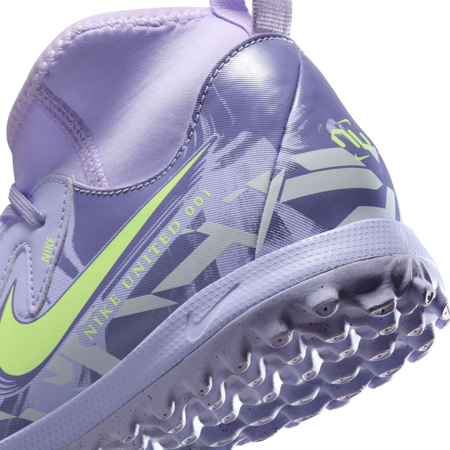 [hf1581-500] Grade School Nike Phantom Luna 2 Academy Tf 'purple Agate Barely Volt'
