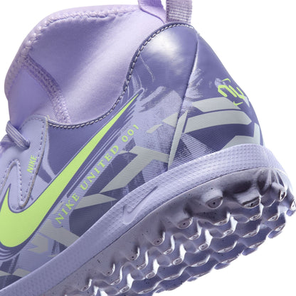 [hf1581-500] Grade School Nike Phantom Luna 2 Academy Tf 'purple Agate Barely Volt'