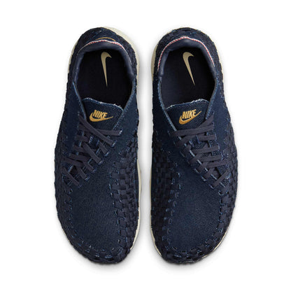 Nike Women's Air Footscape Woven 'Raw Denim Obsidian' Sneakers