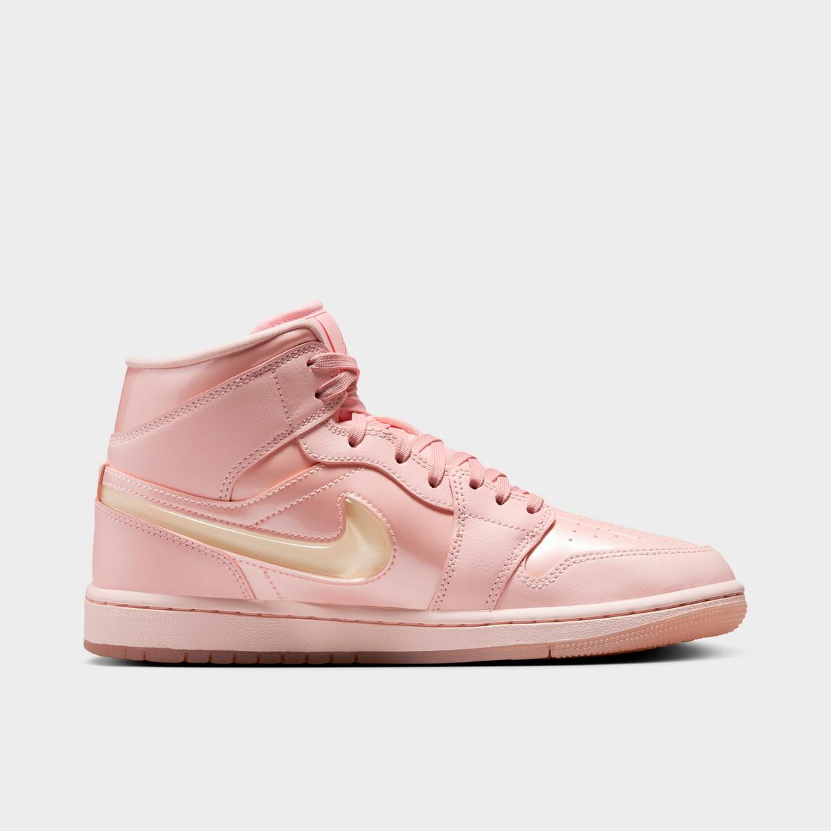 [hf3173-600] Womens Air Jordan Retro 1 Mid 'patent Valentine's Day (w)'