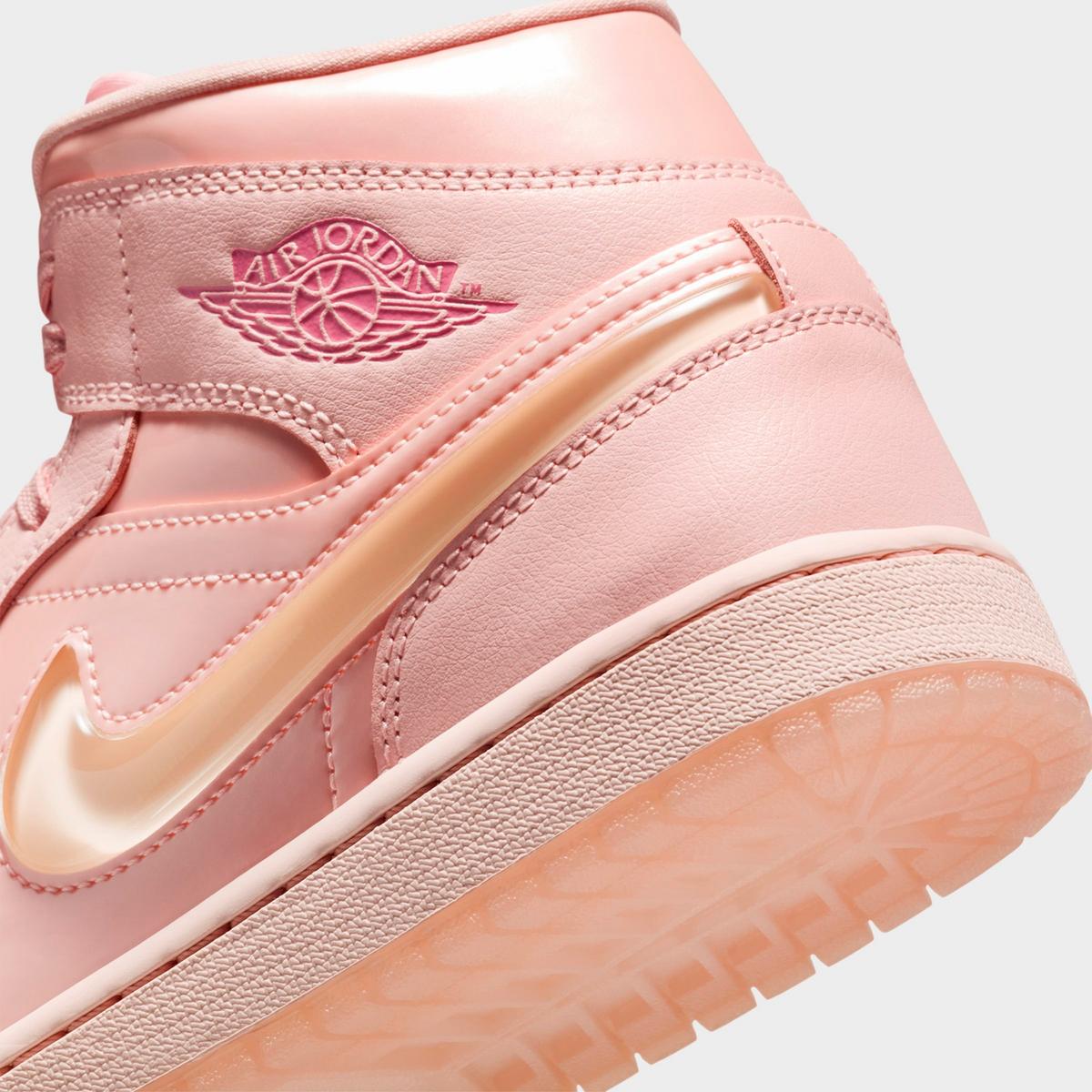 [hf3173-600] Womens Air Jordan Retro 1 Mid 'patent Valentine's Day (w)'