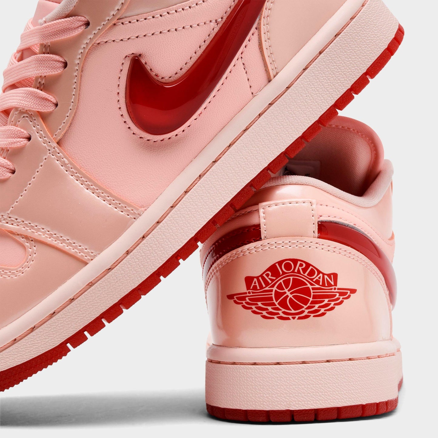 Air Jordan Women's Retro 1 Low 'Patent Valentine's Day' - HF3174-600