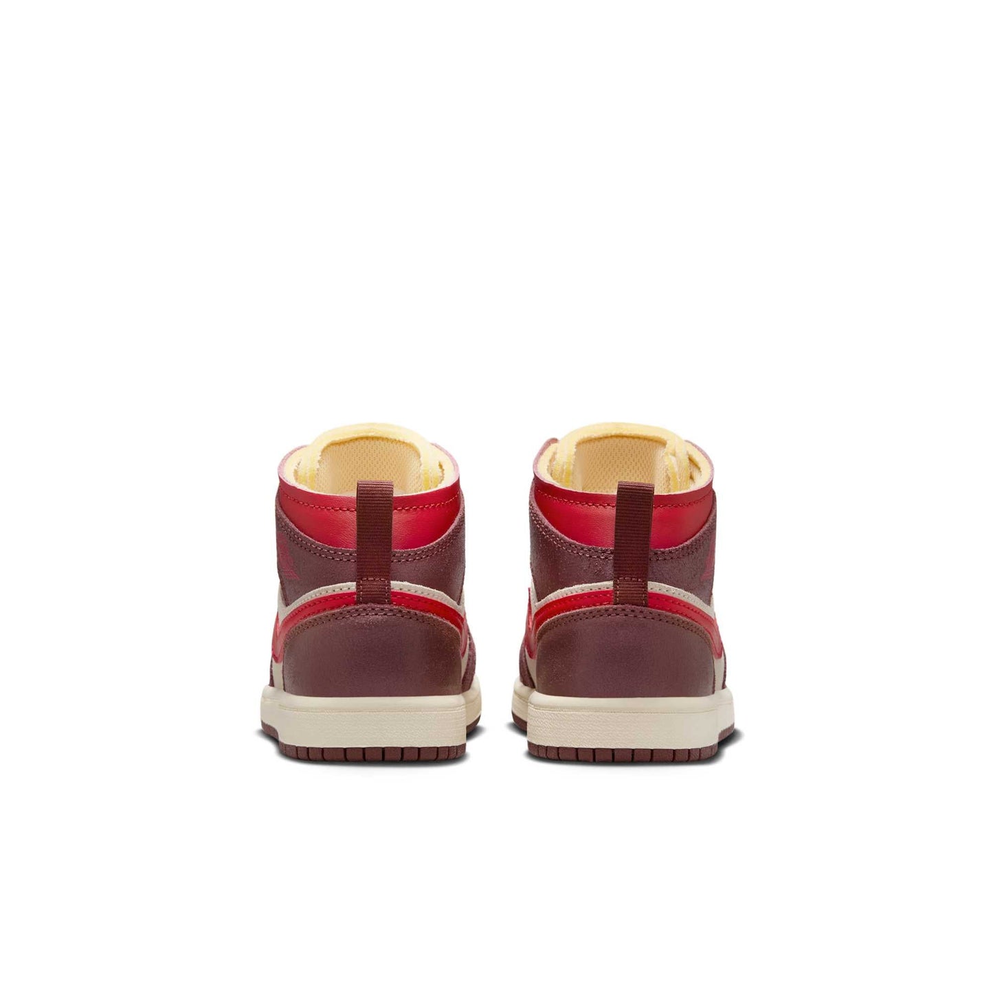 Air Jordan Preschool Retro 1 Mid Se 'Bread Butter & Sole' Sneakers