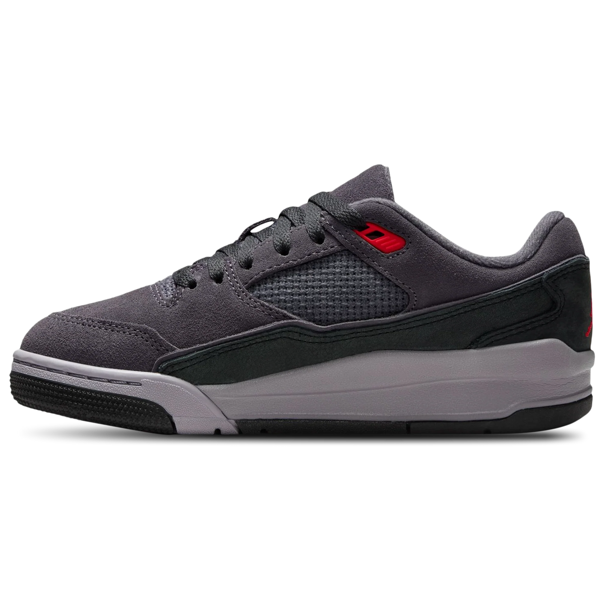 Air Jordan Grade School Flight Court - Dark Grey/Black/Cement Grey/Infrared 23