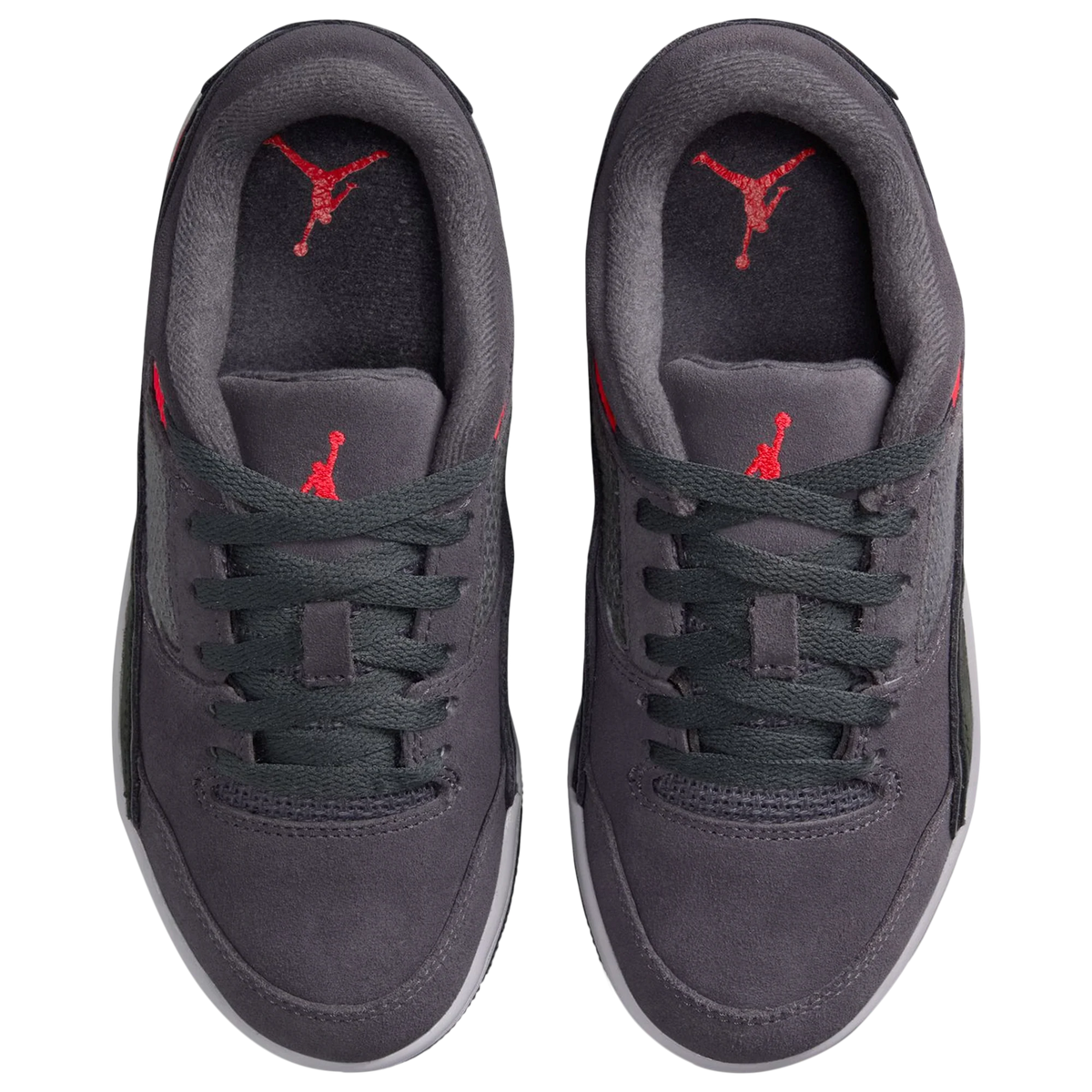 Air Jordan Grade School Flight Court - Dark Grey/Black/Cement Grey/Infrared 23