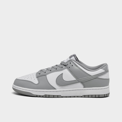 Nike Men's Dunk Low 'White Light Smoke Grey' Sneakers