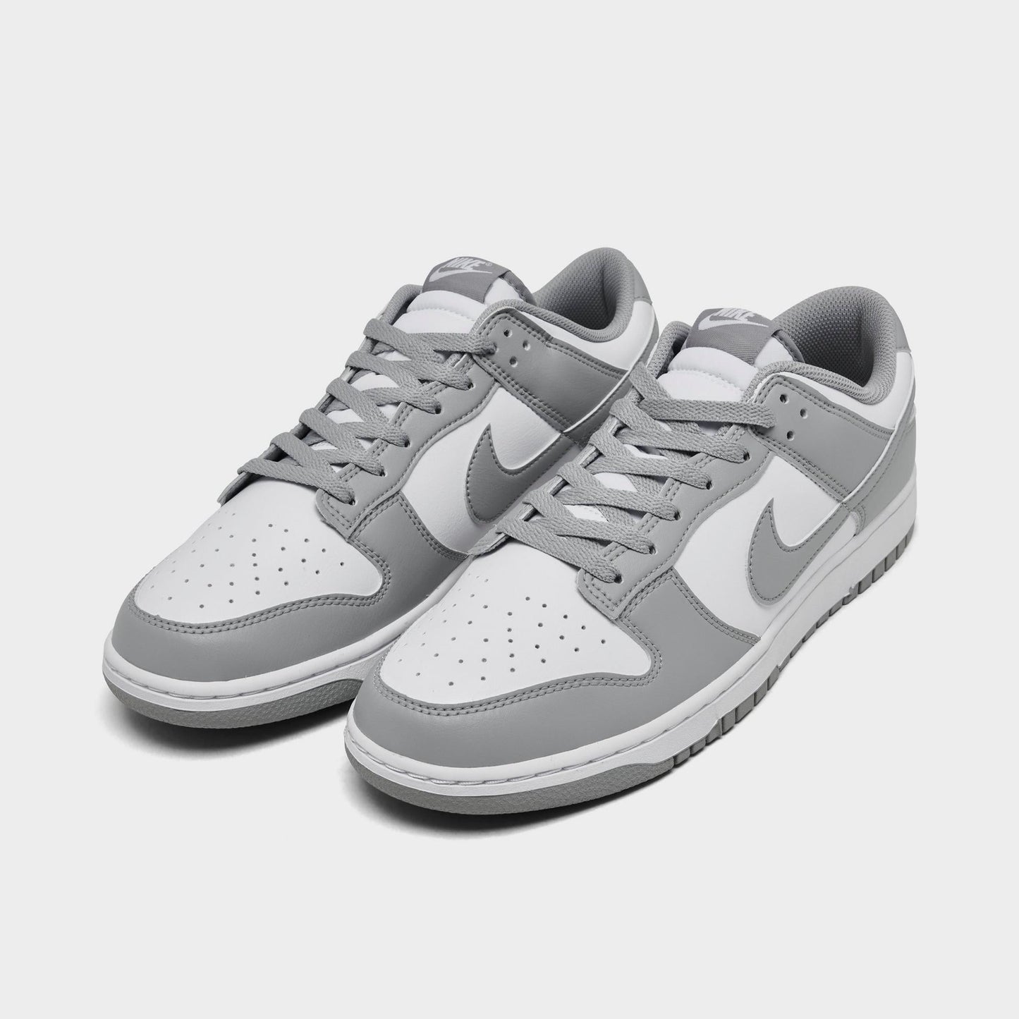 Nike Men's Dunk Low 'White Light Smoke Grey' Sneakers
