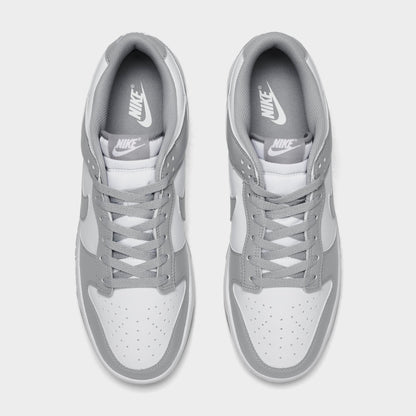 Nike Men's Dunk Low 'White Light Smoke Grey' Sneakers