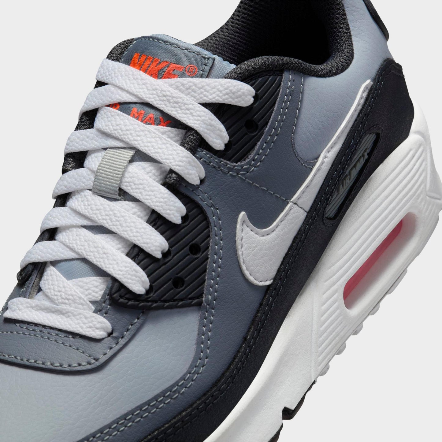 [hf6358-007] Grade School Nike Air Max 90 'wolf Grey Cool Grey Anthracite White (gs)'