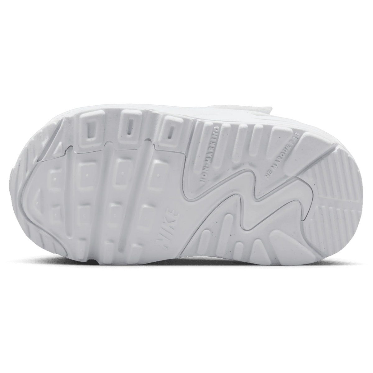Nike Toddlers Air Max 90 EasyOn - White/Metallic Silver