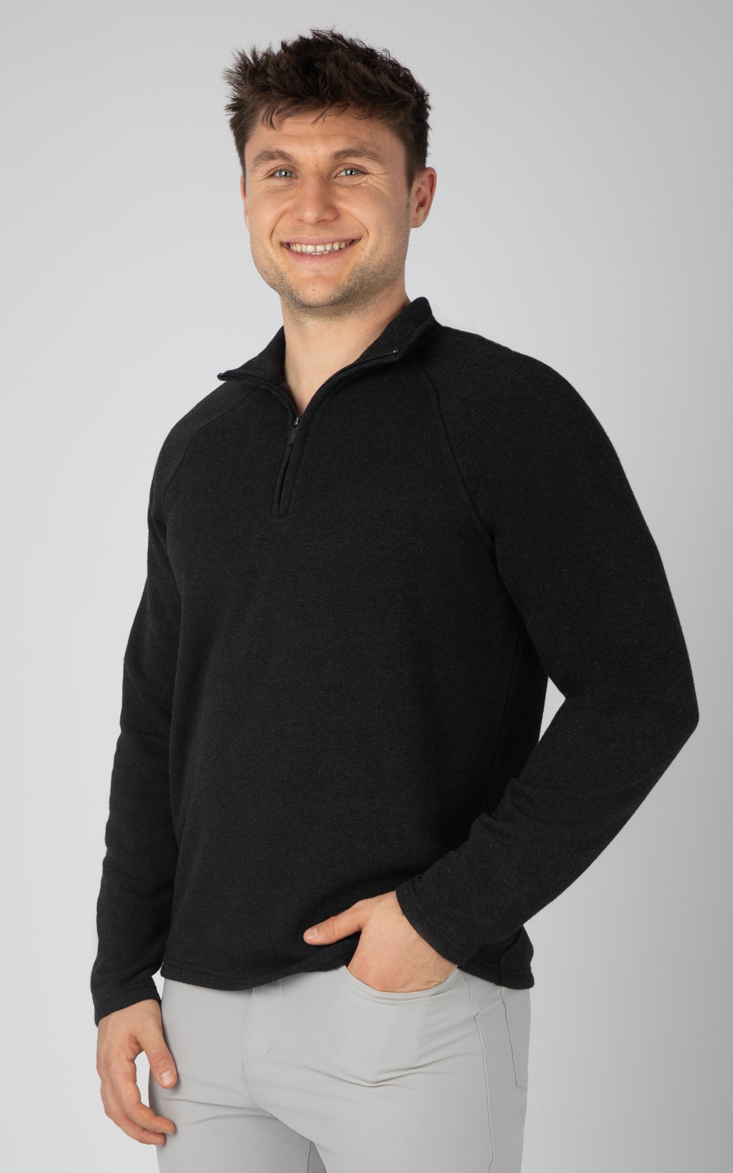 Mens Comfytek Throwback Half Zip Jacket - Our Ocean Core Story