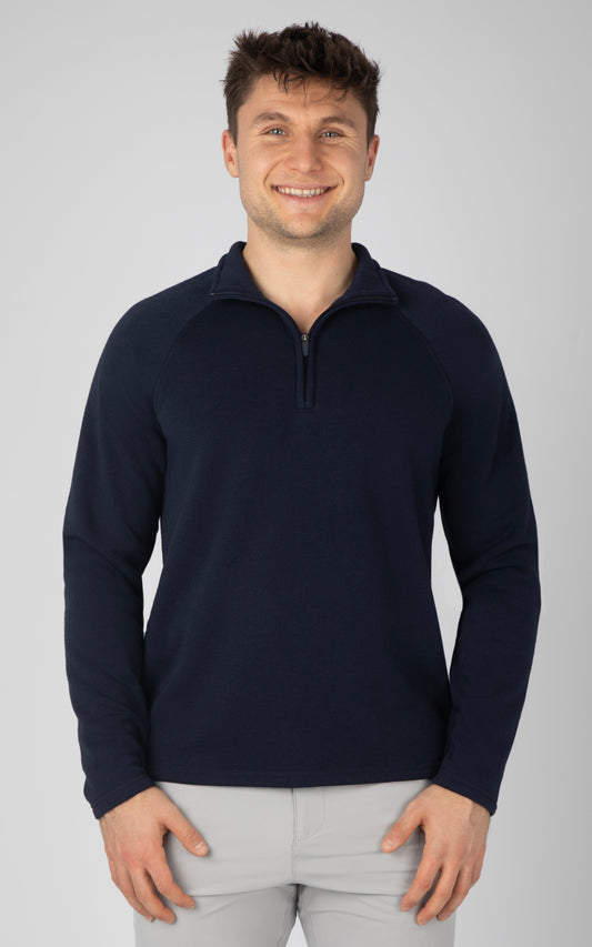 Mens Comfytek Throwback Half Zip Jacket - Our Ocean Core Story