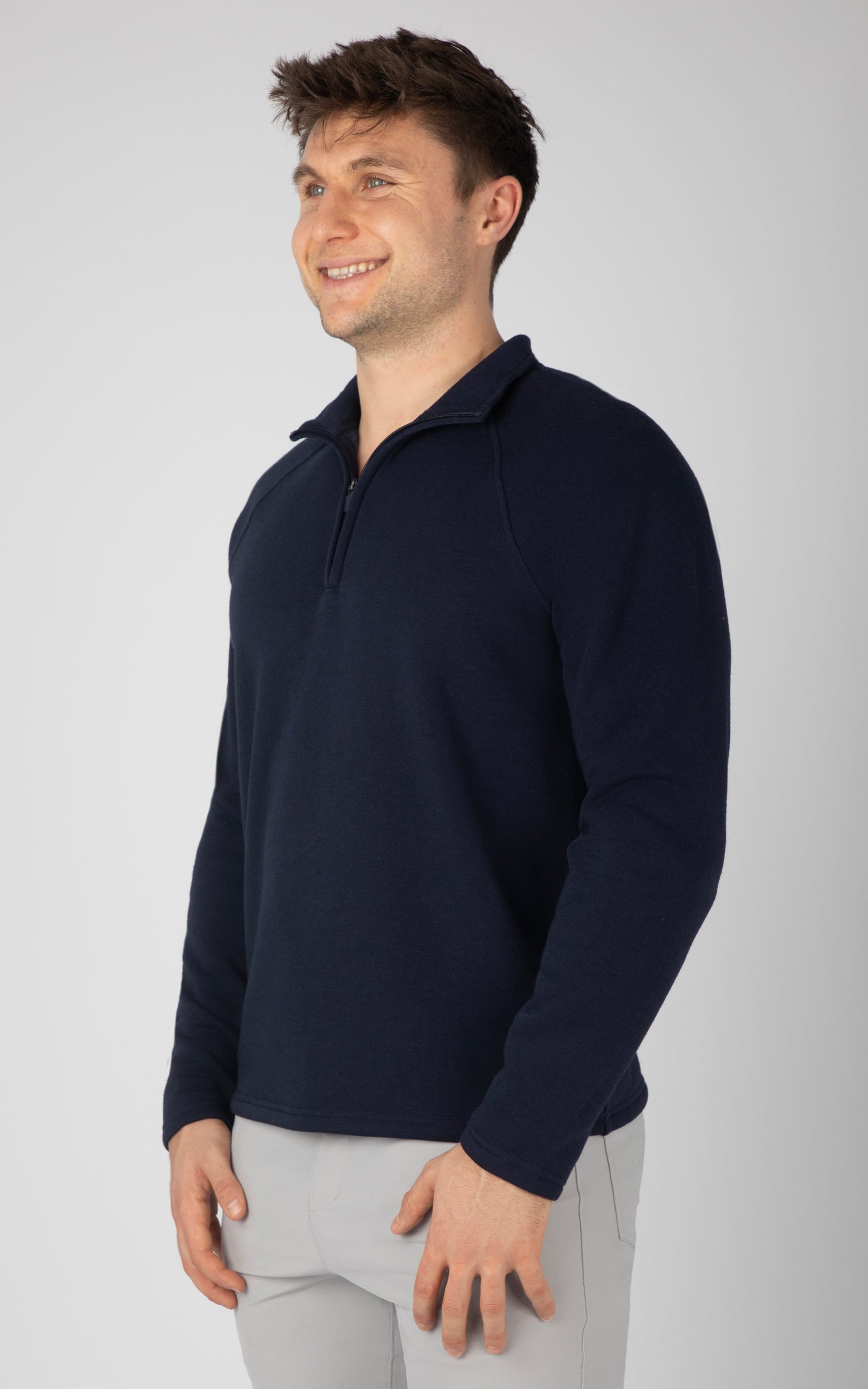 Mens Comfytek Throwback Half Zip Jacket - Our Ocean Core Story