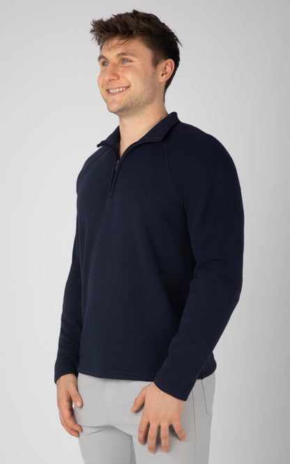 Mens Comfytek Throwback Half Zip Jacket - Our Ocean Core Story