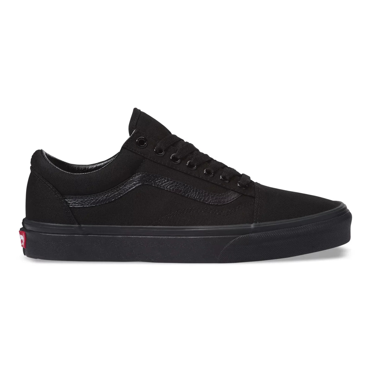 Vans Old Skool Men's Sneakers — Black Canvas/Suede Low-Top