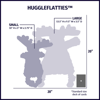 Bobbi Bunny HuggleFlatties™ Durable Plush Dog Toy
