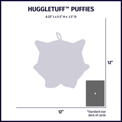 HuggleTuff™ Puffies Woodland Friends Plush Dog Toys, 3 Pack