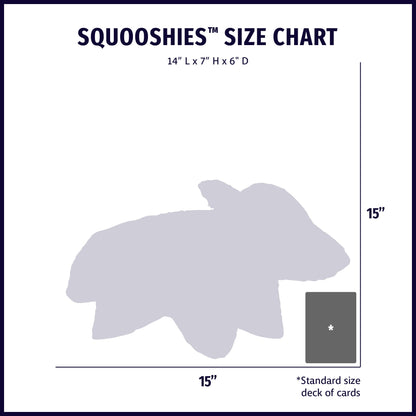Squooshie™ Fox Plush Dog Toy