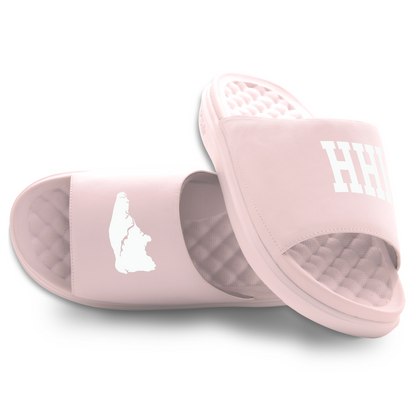 Hilton Head Island Outline Motive Slide Sandals