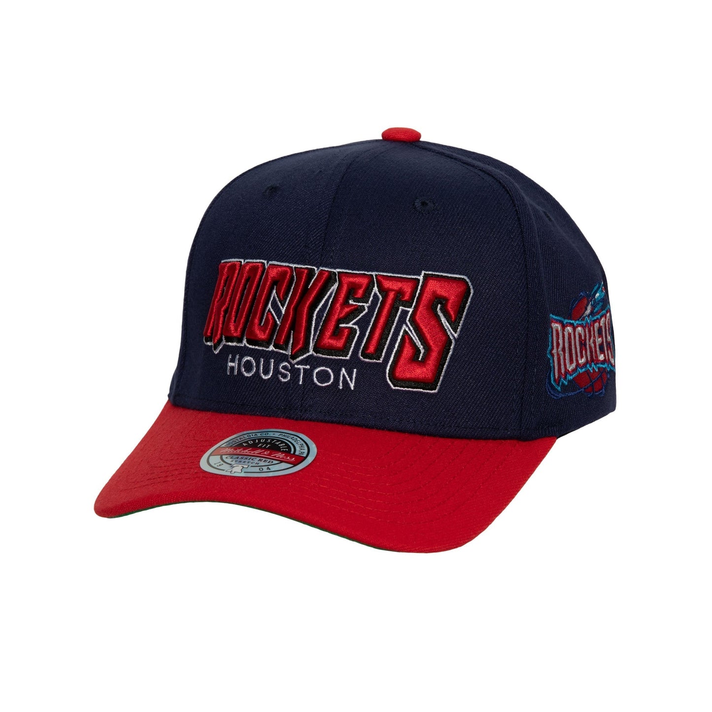 Men's Mitchell & Ness NBA Shredder Stretch Snapback Hwc Rockets - Blue