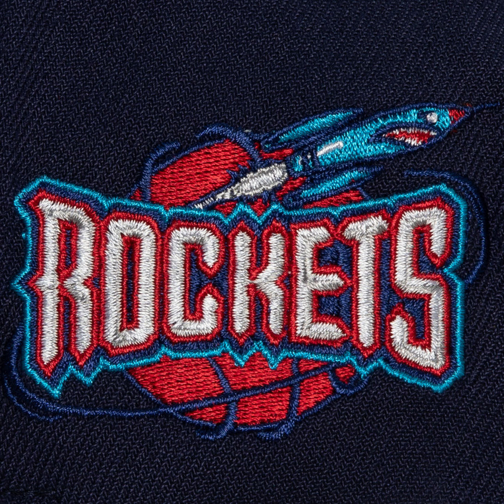 Men's Mitchell & Ness NBA Shredder Stretch Snapback Hwc Rockets - Blue