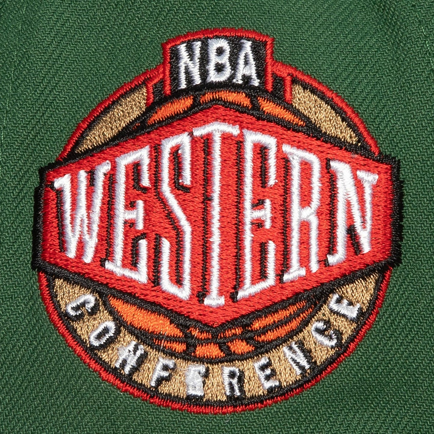 Men's Mitchell & Ness NBA Conference Patch Snapback Hwc Supersonics - Green